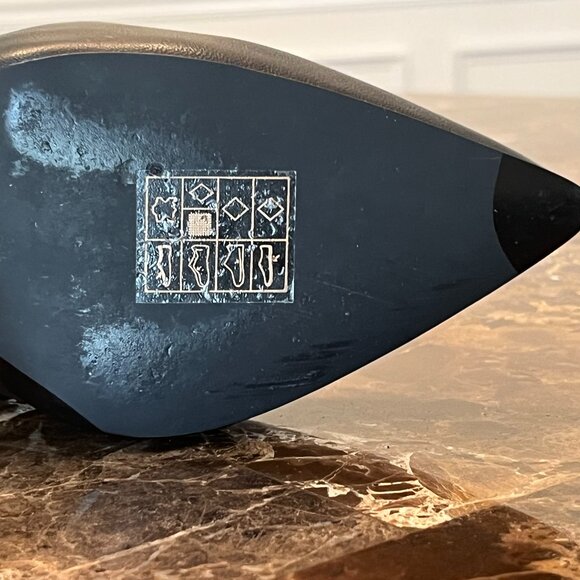 Michael Michael Kors Blaine Black Leather Booties Size 6 - Picture 8 of 16